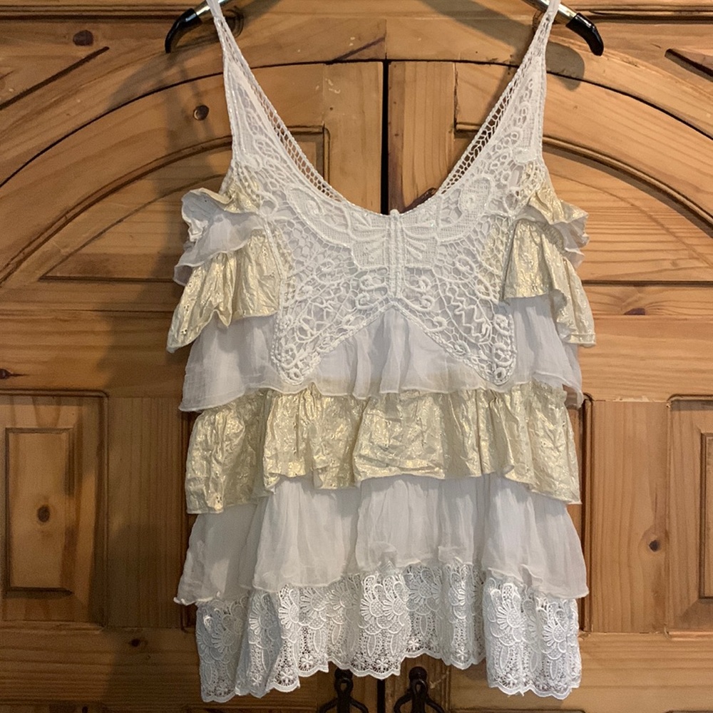 Boho layered top